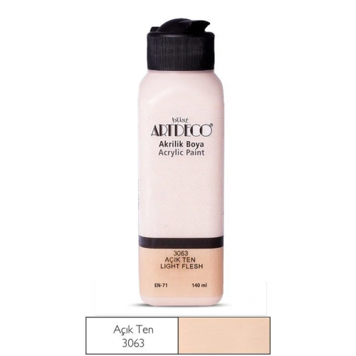 ARTDECO AKRİLİK BOYA 140ML AÇIK TEN 3063